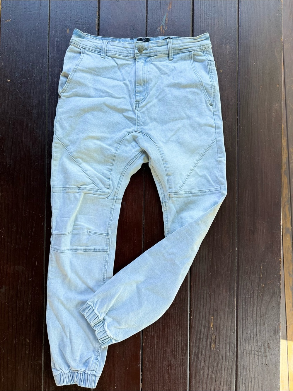 Cotton On Slim Denim Jogger Jeans Light Wash Size Mens 32